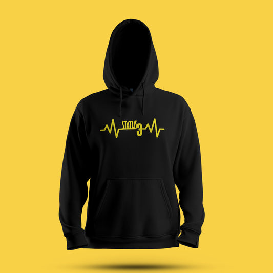 Hoodie „Status 3 - Feuerwehr Gott zur ehr dem nächsten zur Wehr“