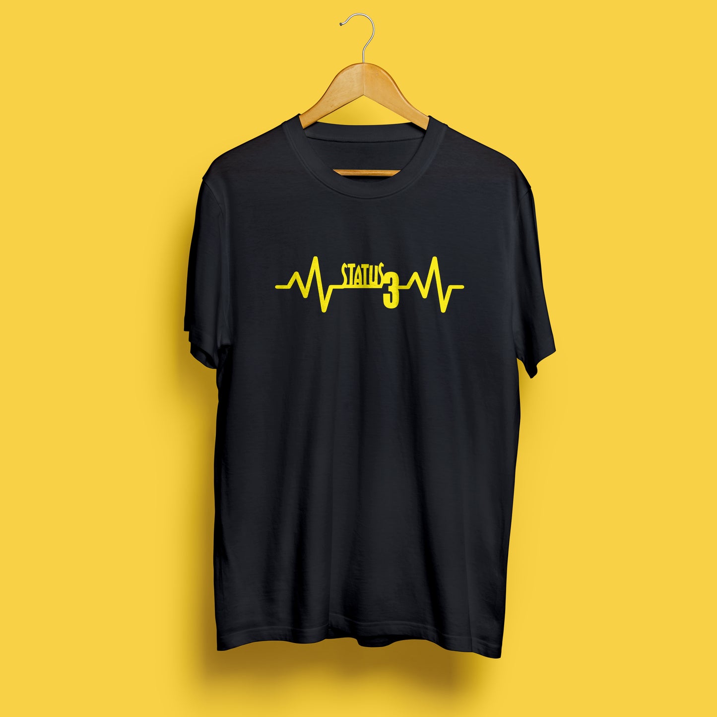 T-Shirt „Status 3 - Feuerwehr Gott zur ehr dem nächsten zur Wehr“