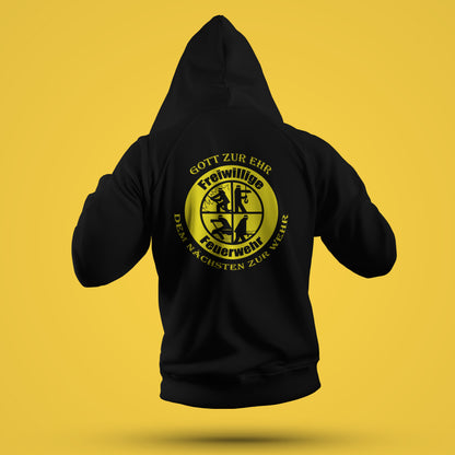 Zip Hoodie „Status 3 - Feuerwehr Gott zur ehr dem nächsten zur Wehr“